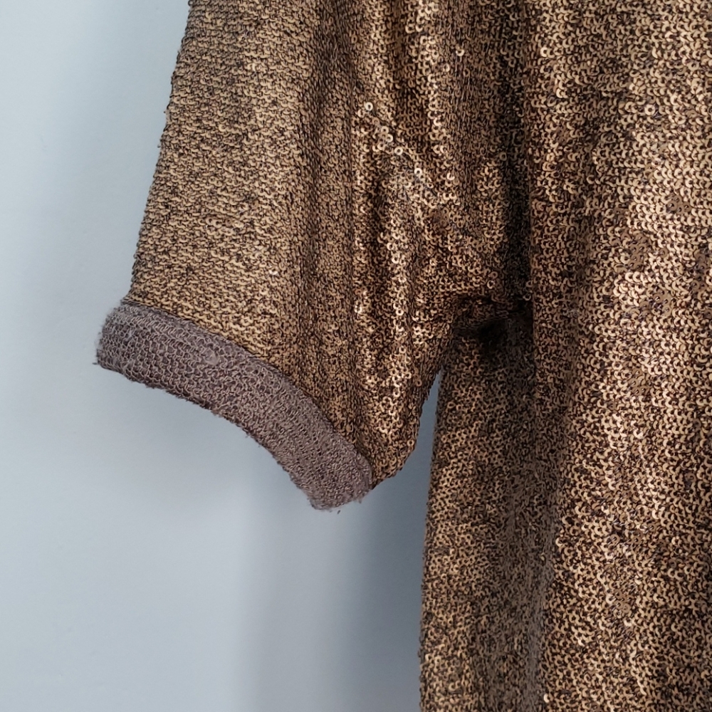 Anthropologie Deletta Sequin Top - Picture 5 of 7
